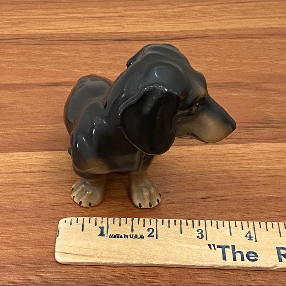 Vintage ERPHILA Germany Dachshund Porcelain 4” Collectible Dog Figurine - Picture 9 of 14